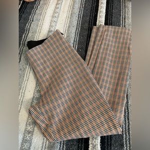 Multi colored straight leg pants